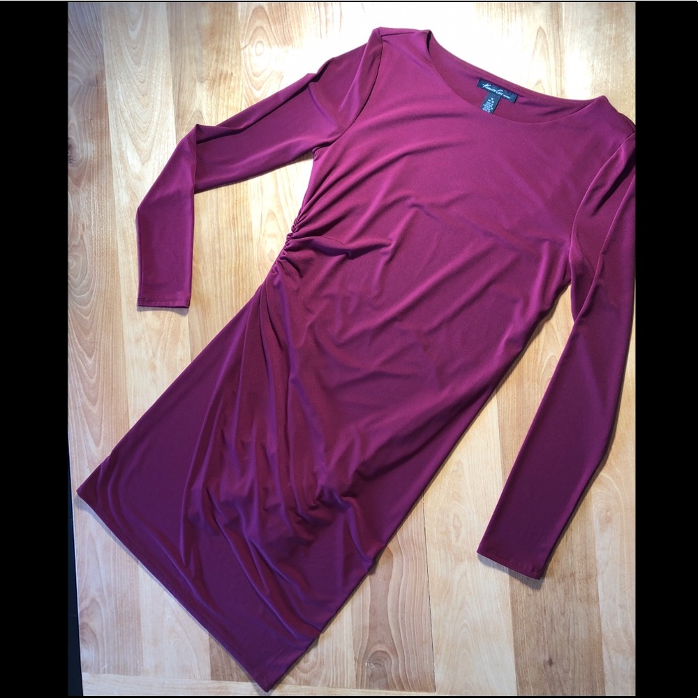 Kenneth Cole ruched side dress